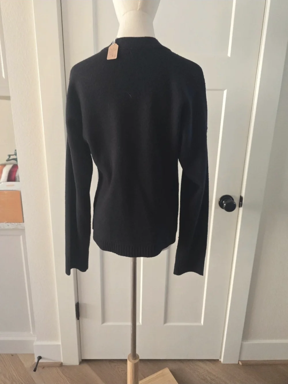 Madewell Black V-Neck Button Cardigan